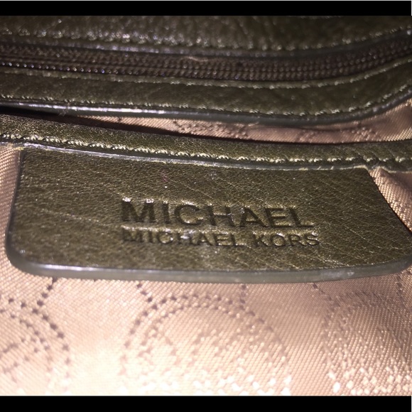 Michael Michael Kors Green Turn-Lock Hobo Bag
